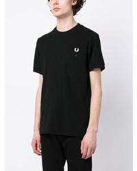 T-shirt à col rond noir Fred Perry