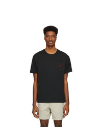 T-shirt à col rond noir Polo Ralph Lauren