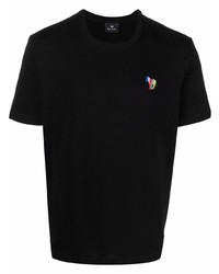 T-shirt à col rond noir PS Paul Smith