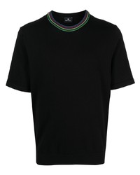 T-shirt à col rond noir PS Paul Smith