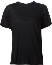 T-shirt à col rond noir R 13