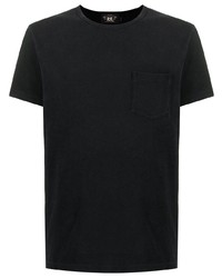 T-shirt à col rond noir Ralph Lauren RRL