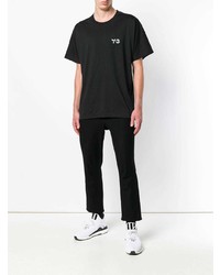 T-shirt à col rond noir Y-3