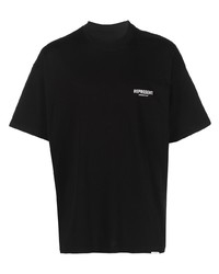 T-shirt à col rond noir Represent