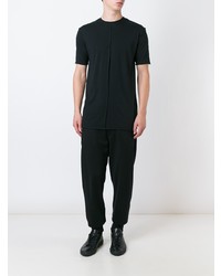 T-shirt à col rond noir Damir Doma