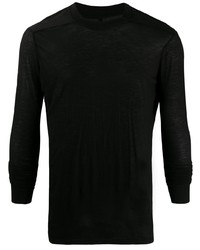 T-shirt à col rond noir Rick Owens DRKSHDW