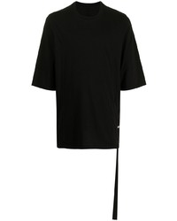 T-shirt à col rond noir Rick Owens DRKSHDW