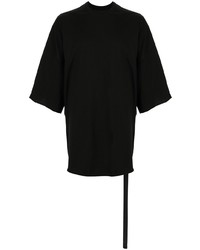 T-shirt à col rond noir Rick Owens DRKSHDW