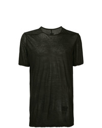 T-shirt à col rond noir Rick Owens DRKSHDW