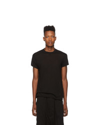 T-shirt à col rond noir Rick Owens DRKSHDW