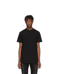 T-shirt à col rond noir Rick Owens