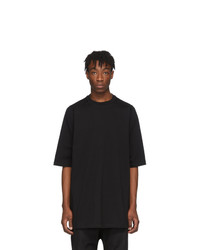 T-shirt à col rond noir Rick Owens