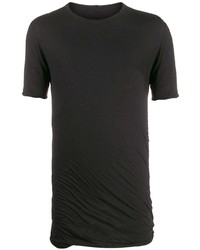 T-shirt à col rond noir Rick Owens