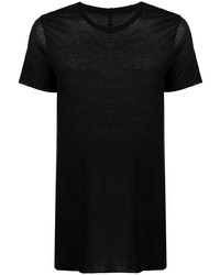 T-shirt à col rond noir Rick Owens