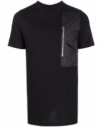 T-shirt à col rond noir Rick Owens