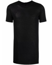 T-shirt à col rond noir Rick Owens