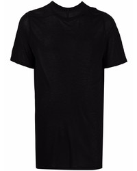 T-shirt à col rond noir Rick Owens