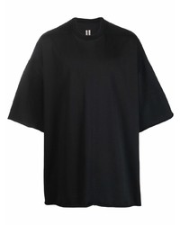 T-shirt à col rond noir Rick Owens