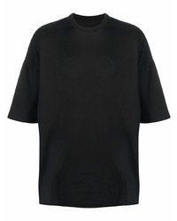 T-shirt à col rond noir Rick Owens