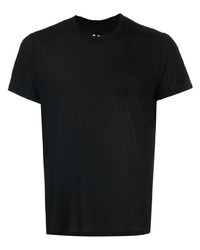 T-shirt à col rond noir Rick Owens