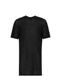 T-shirt à col rond noir Rick Owens