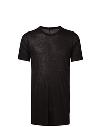 T-shirt à col rond noir Rick Owens