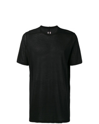 T-shirt à col rond noir Rick Owens