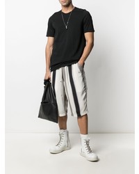 T-shirt à col rond noir Rick Owens DRKSHDW