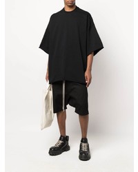 T-shirt à col rond noir Rick Owens