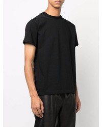 T-shirt à col rond noir Rick Owens