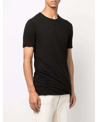 T-shirt à col rond noir Rick Owens