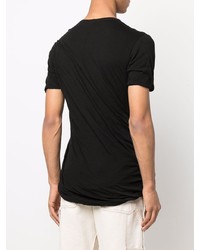 T-shirt à col rond noir Rick Owens