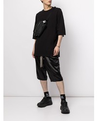 T-shirt à col rond noir Rick Owens DRKSHDW