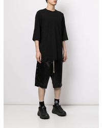 T-shirt à col rond noir Rick Owens DRKSHDW