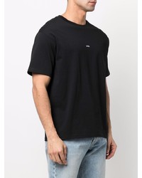 T-shirt à col rond noir A.P.C.