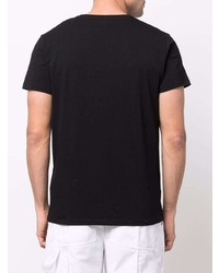 T-shirt à col rond noir Jil Sander