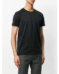 T-shirt à col rond noir Jil Sander