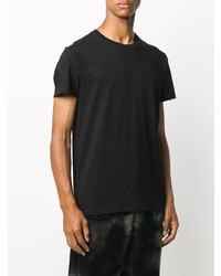 T-shirt à col rond noir Jil Sander