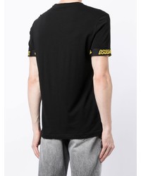 T-shirt à col rond noir DSQUARED2