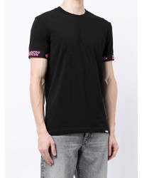 T-shirt à col rond noir DSQUARED2