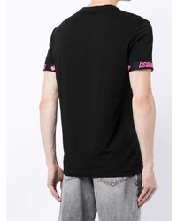 T-shirt à col rond noir DSQUARED2