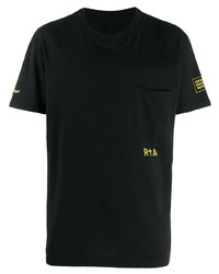 T-shirt à col rond noir RtA