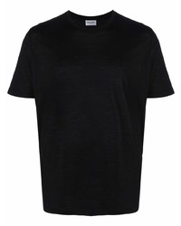 T-shirt à col rond noir Saint Laurent