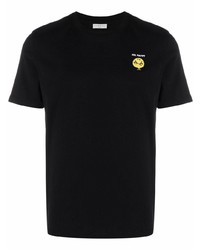 T-shirt à col rond noir Sandro