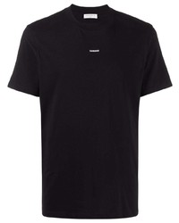 T-shirt à col rond noir Sandro