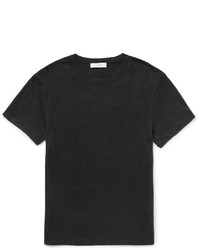 T-shirt à col rond noir Sandro