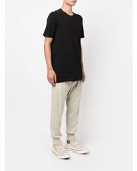 T-shirt à col rond noir Rick Owens DRKSHDW