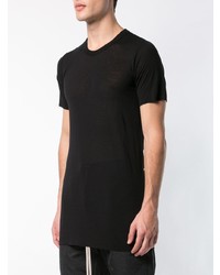 T-shirt à col rond noir Rick Owens