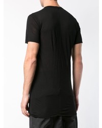 T-shirt à col rond noir Rick Owens