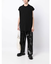 T-shirt à col rond noir Rick Owens